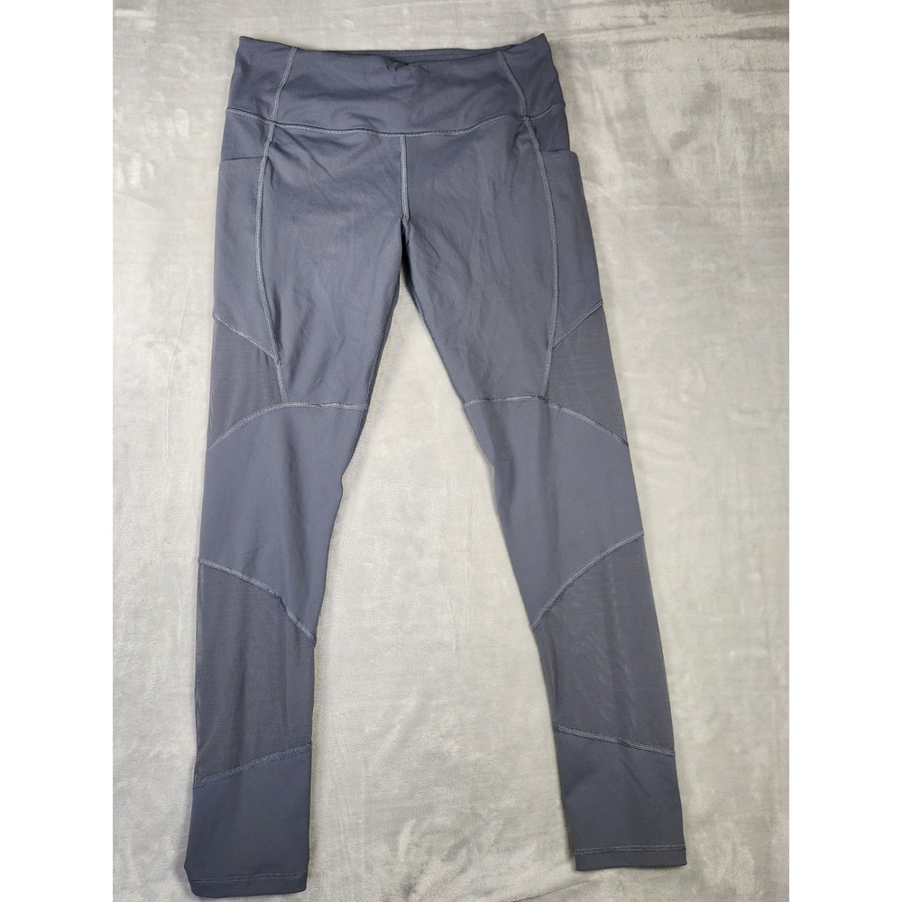 Victoria's Secret Sport Knockout Tight Gray Womens Large L Mesh Design Legs
